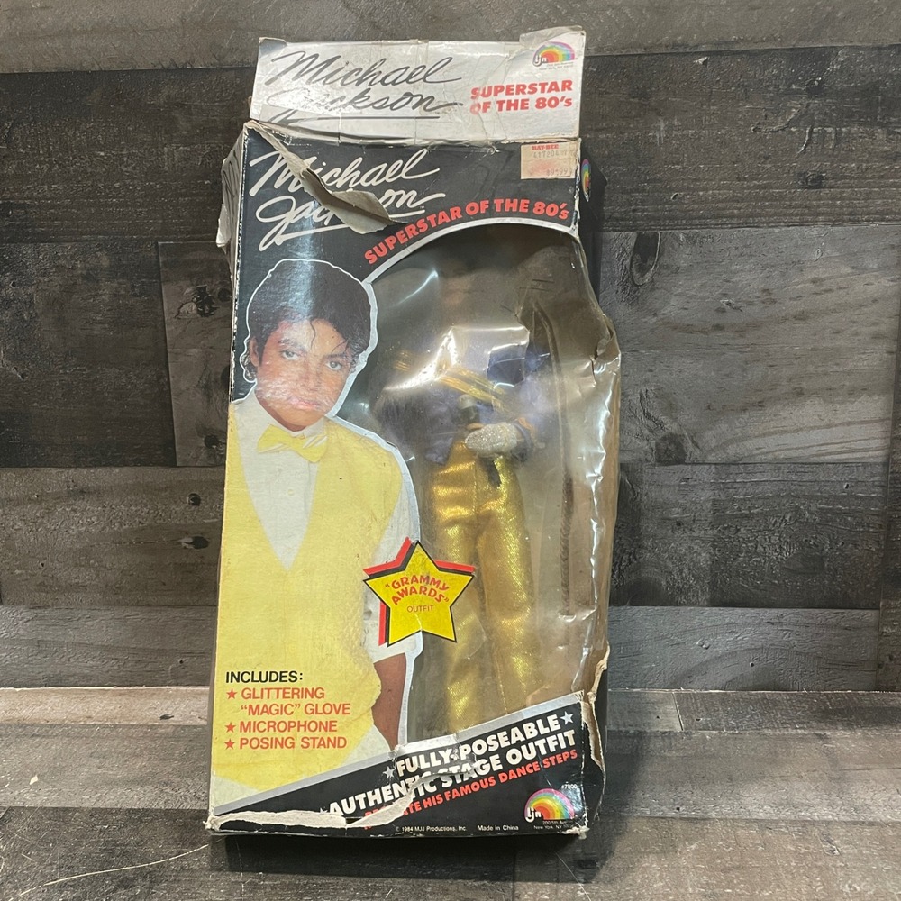 Vintage 1984 Michael Jackson LJN Doll Grammy Awards Outfit Superstar of the 80s